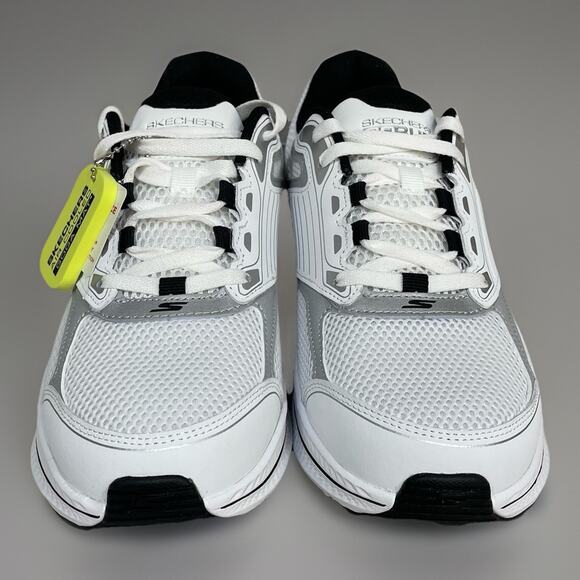 Skechers Go Run Men Size 8.5 Consistent 2.0 Silver White Wolf Running Shoes New - Picture 5 of 8